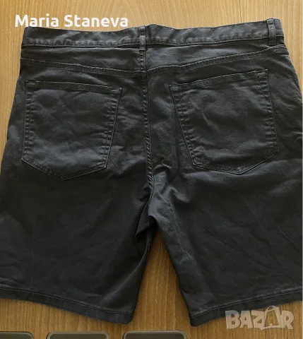Къси мъжки сивкави панталони H&M, 36 размер , снимка 3 - Къси панталони - 55644848