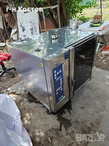 Конвектомат Трифазен 9.8kw. Електролукс Германия 7бр. Държачи 7бр. Гастронорми 1/1 със размер 53/33, снимка 3 - Обзавеждане на кухня - 55415834