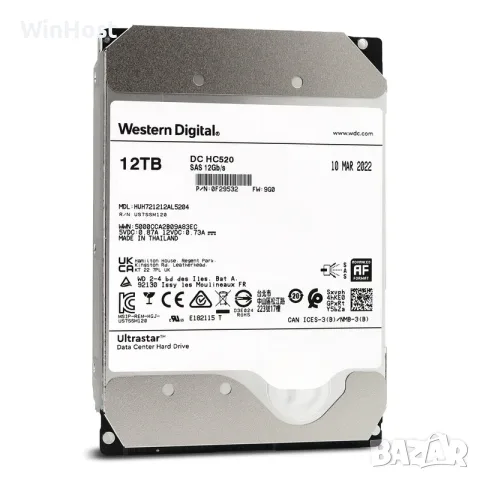 WD Ultrastar DC HC520 12TB 3.5" 7.2K 12G SAS HDD HUH721212AL4200