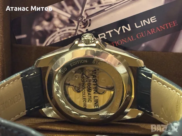 Чисто Нов Martyn Line Portofino Collection Automatic, снимка 3 - Мъжки - 55474773