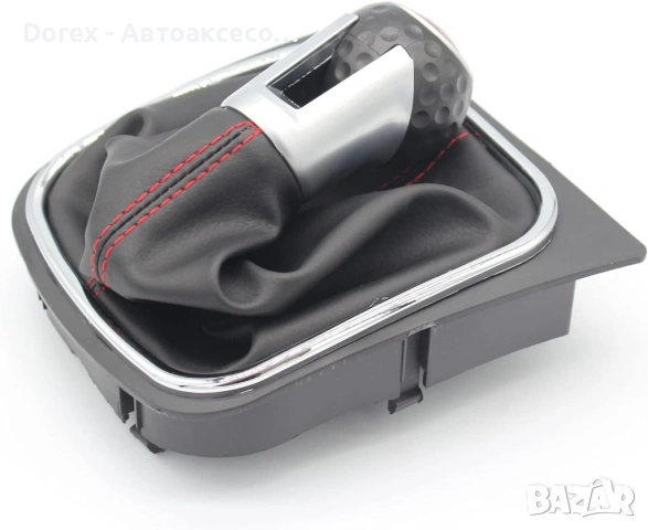 Топка за скоростен лост с маншон и рамка за VW голф Golf Mk5 Mk6 Scirocco Jetta 5 6 EOS - 6 скорости, снимка 4 - Аксесоари и консумативи - 54563173