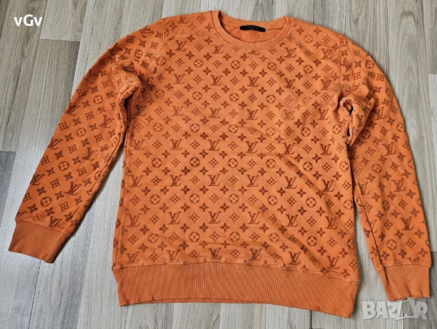 Мъжка блуза Louis Vuitton Full Monograma Slim - XL, снимка 3 - Блузи - 54414392
