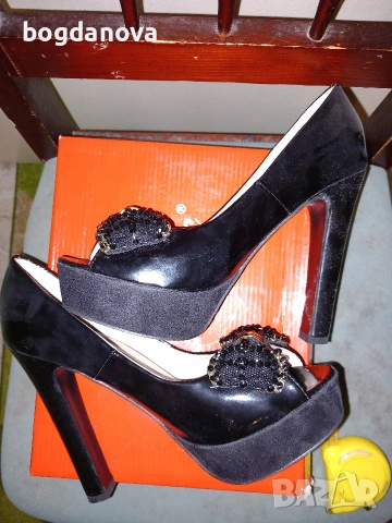 Нови елегантни обувки на ток, 39 номер, снимка 7 - Дамски елегантни обувки - 54038249