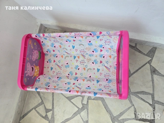 пепа пиг люлка с бебе аморе, снимка 4 - Играчки за стая - 55064312