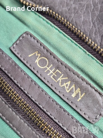  Дизайнерска кожена чанта Mohekan, снимка 4 - Чанти - 54329787
