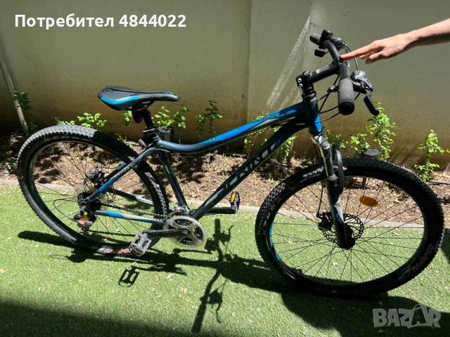 Велосипед със скорости SPRINT - Hunter, 27.5", син/сив, снимка 3 - Велосипеди - 54738621