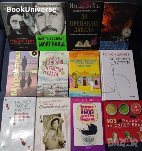 Всичко дотук, Мъже без жени, Pura vida, Ибука, Распутин, Ескобар, Мутафова, Исландия...