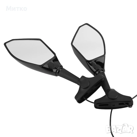 Комплект огледала за обратно виждане, Bizaical, 2 броя, с LED сигнализация, универсален размер