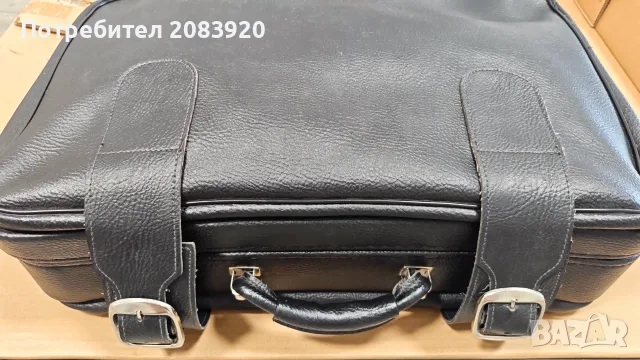 Продавам куфар от естествена телешка кожа, снимка 6 - Куфари - 55623225
