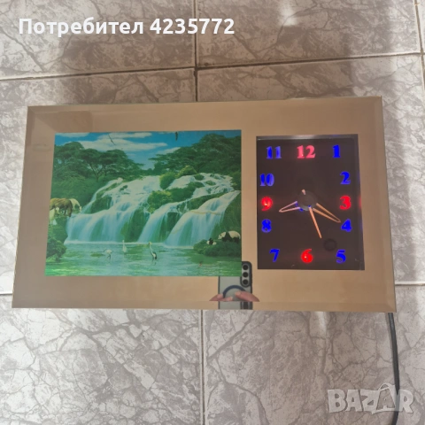 Уникален стенен часовник. 