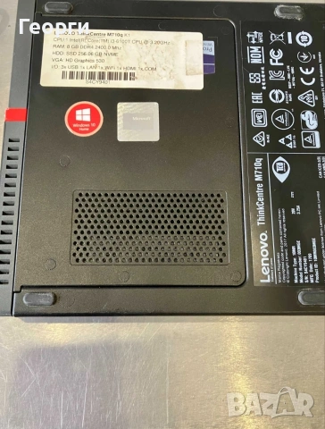 ThinkCentre M710q Tiny, снимка 3 - Работни компютри - 54973716