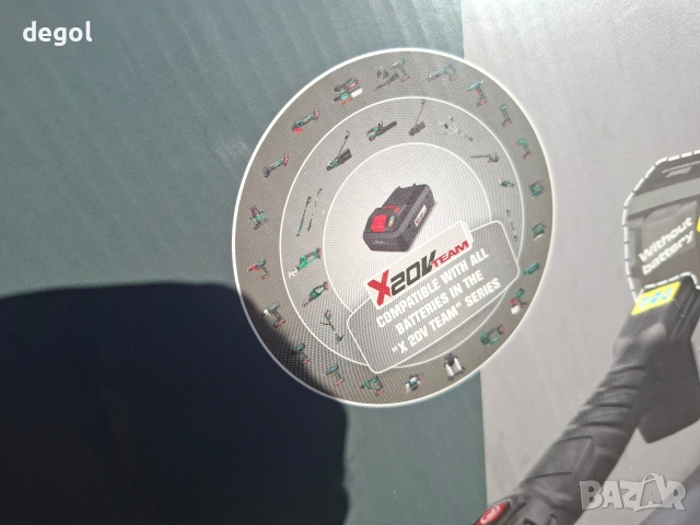 Ъглошлайф Parkside performance 20V 125mm, снимка 4 - Ъглошлайфи - 54710634