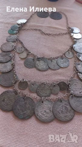 Накит от стари, османски, сребърни монети - 1825 г.