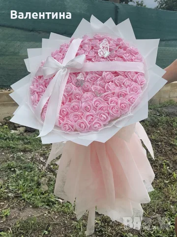 Букет от 101 вечни рози🌸, снимка 2 - Други услуги - 55406722