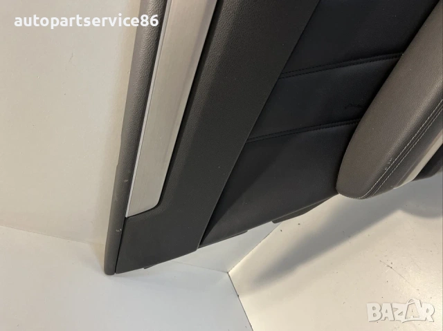 Вътрешна панелна врата за задна лява страна черна кожа за Mercedes W212 (2012) A2127301722, снимка 3 - Части - 54158845