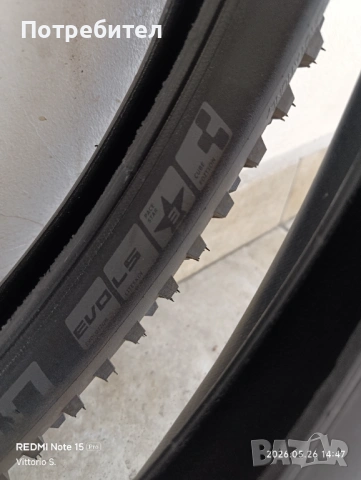 2 броя външни гуми за планински велосипед Schwalbe 29x2.25, снимка 5 - Части за велосипеди - 54678391