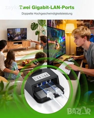 AdaLov CPE882 WiFi 6 WiFi мост за външна употреба, 2.4/5.8 GHz гигабитов безжичен мост, снимка 6 - Друга електроника - 54480628