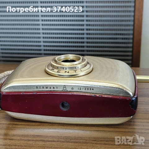 Немски винтидж фотоапарат Penti с калъф, снимка 3 - Фотоапарати - 54091567