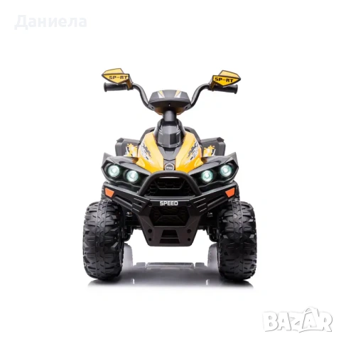 Ел. ATV SPEED жълто, снимка 2 - Коли, камиони, мотори, писти - 55265705