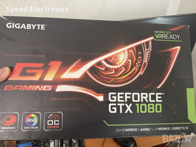 Gigabyte GeForce GTX 1080 G1 Gaming, снимка 10 - Видеокарти - 55597049