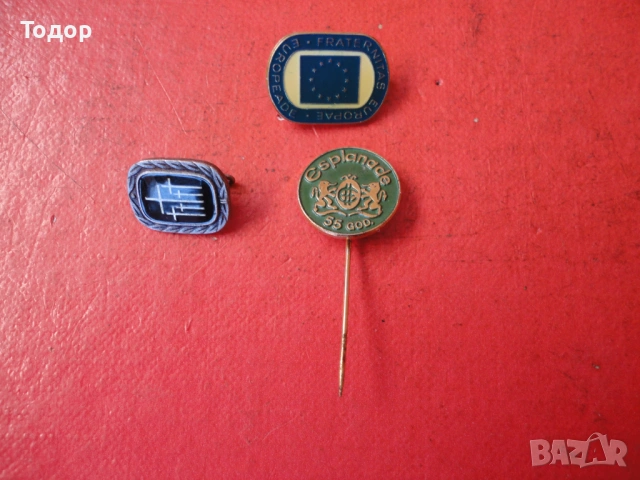 Бронзов знак значка знаци значки емайл , снимка 7 - Колекции - 54095812