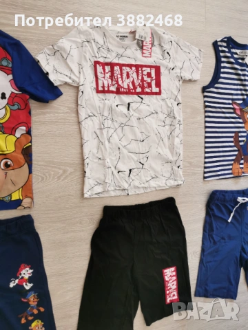 Нови летни екипи за момчета H&M C&A LC Waikiki 134/140  размер , снимка 10 - Детски комплекти - 54724498