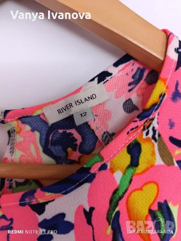 River island рокля на цветя, снимка 4 - Рокли - 55433264