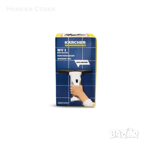 Стъклочистачка за прозорци KÄRCHER WV 1 Bath Edition, снимка 3 - Други стоки за дома - 55014369