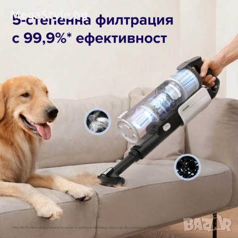 Вертикална прахосмукачка Levoit LVAC-200, снимка 3 - Прахосмукачки - 55178361