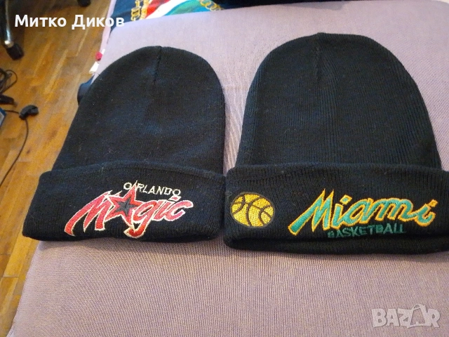 NBA Miami Heat. и Orlando Magic зимни шапки нови