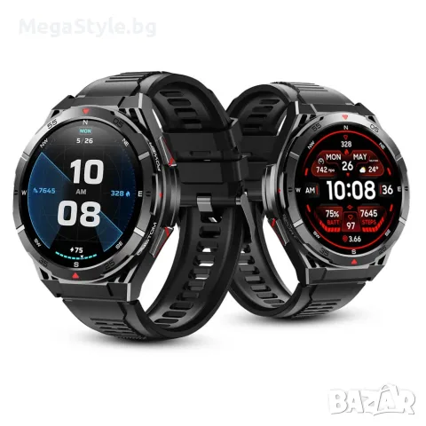 Водоустойчив  Bluetooth GPS смарт часовник ,мъжки IP69, снимка 2 - Смарт часовници - 55688822