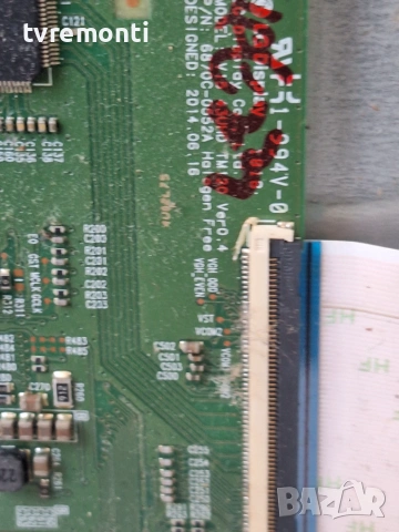 T con board 6870C-0552A , 6871L-4024B ,for 43inc DISPLAY VES430QNDL-2D-N11,  FINLUX   модел 43-FUC-7, снимка 2 - Части и Платки - 55010052