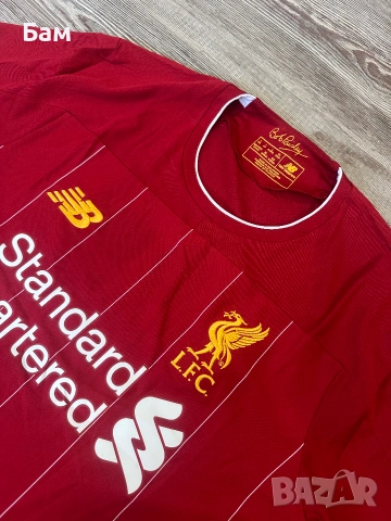 Оригинална мъжка тениска New Balance x FC Liverpool размер ХЛ Сезон 19/20, снимка 4 - Тениски - 54960766