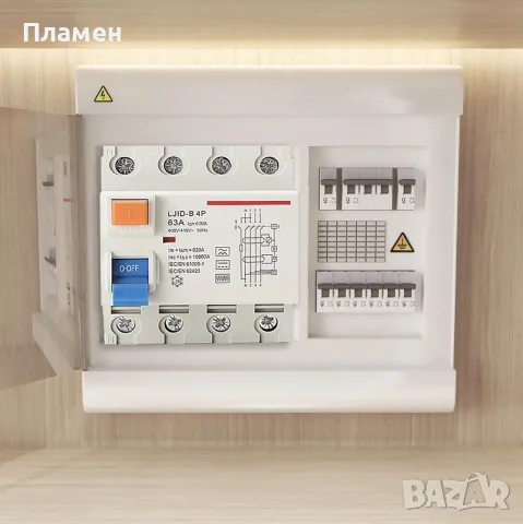 Дефектнотокова защита LJID-B 4P 63A 30mA, снимка 4 - Друга електроника - 55372604