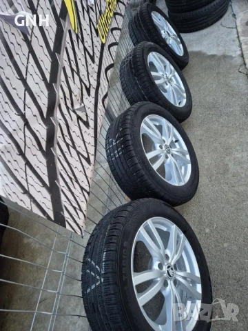 Джанти Dezent 17цола , 5х112 , 7j , et38 , 225/55/17 Vw Audi Skoda, снимка 6 - Гуми и джанти - 54576521
