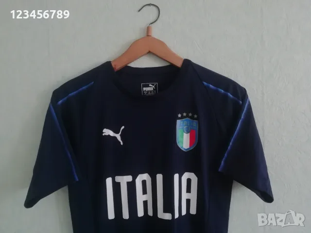 Италия Пума нова оригинална тениска Puma Italy размер мъжки S , снимка 4 - Тениски - 53901534