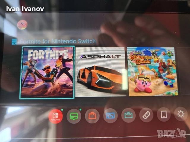 Конзола Nintendo Switch Fortnite Special Edition + Asphalt, снимка 8 - Nintendo конзоли - 55534498