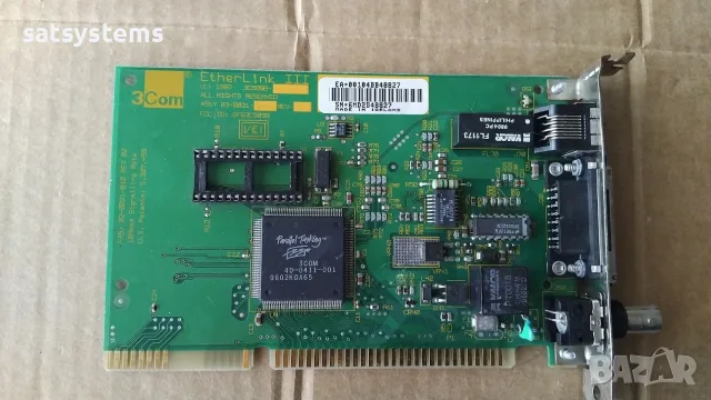 3Com 3C509B-C 10Mbps EtherLink III 16-bit ISA Network Adapter Card