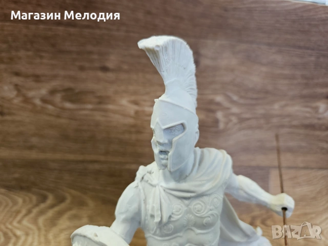 Статуетка „Ахил“ / Митологична фигура от смола (Бяла), снимка 8 - Други - 54698516