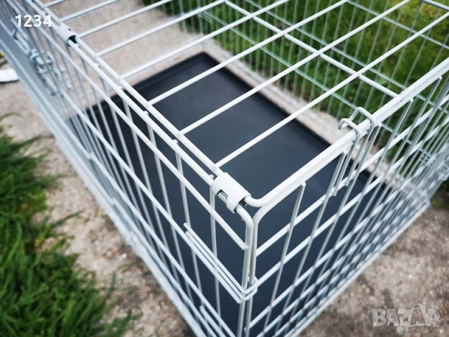 голяма метална клетка за куче 108x73x78см за транспорт и стационар , снимка 5 - За кучета - 54296883