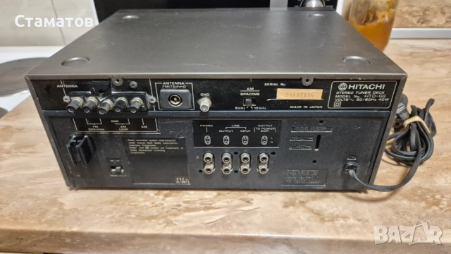 Hitachi HTD-G2 Stereo Tuner Deck, снимка 4 - Аудиосистеми - 54611074