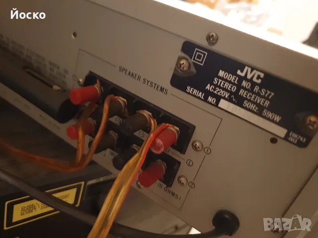 JVC R-S77 Resivir, снимка 7 - Ресийвъри, усилватели, смесителни пултове - 55409548