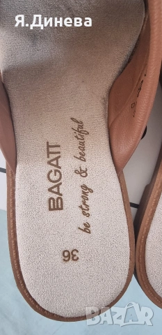 Дамски чехли еко кожа Bagatt 36н, снимка 4 - Чехли - 54152490