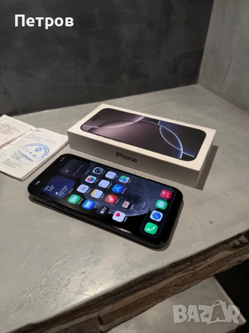 КАТО НОВ Iphone 16 Pro Max, 100% батерия, снимка 7 - Apple iPhone - 54512464