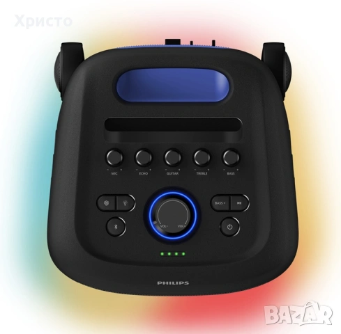 НОВО!!! Безжична тонколона Philips TAX5000E/10, Черна, Bluetooth  , снимка 7 - Тонколони - 54763423