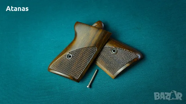 Чирени за Валтер/Walther PPK - орехови - ръчноизработени, снимка 5 - Оборудване и аксесоари за оръжия - 54100701
