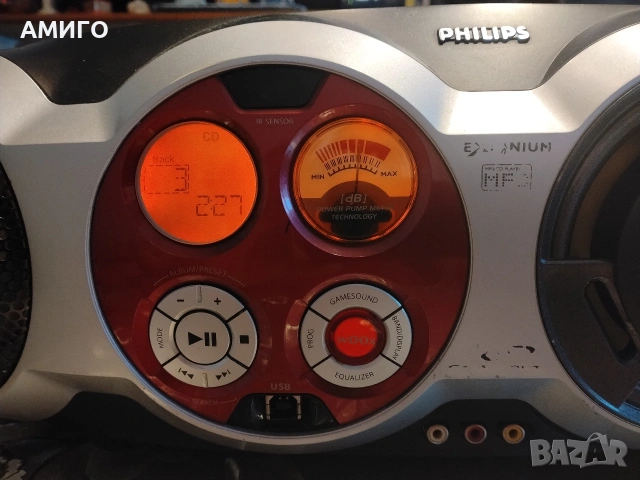 Продавам MP3 уредба с тунер и AUX. Philips, снимка 4 - Радиокасетофони, транзистори - 54987591
