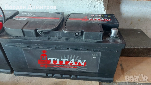 Чисто нови акумулатори ТИТАН 12 волта .95 Ah. 750 А. , снимка 2 - Части - 54969085