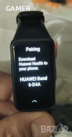 Фитнес гривна Huawei Band 6, кабел, 4 нови каишки и силиконов протектор