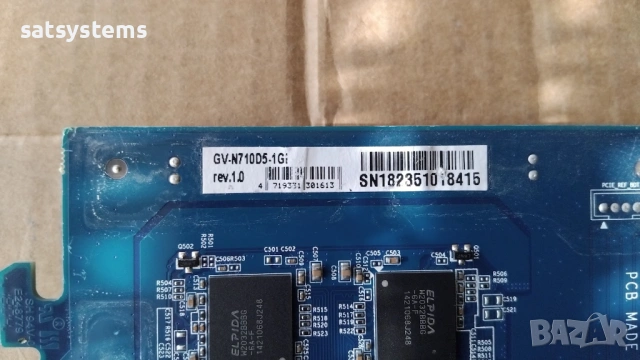 Видео карта NVidia GeForce Gigabyte GT710 HDMI 1024MB GDDR5 64bit PCI-E, снимка 9 - Видеокарти - 54568954